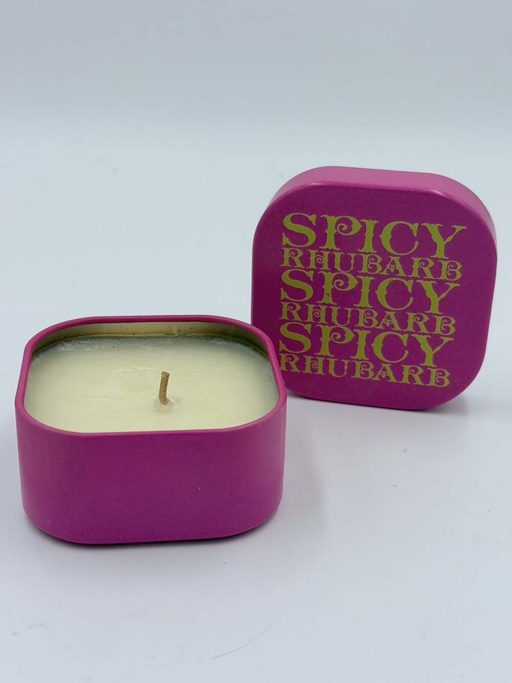 Urban Outfitters Spicy Rhubarb Candle Tin
